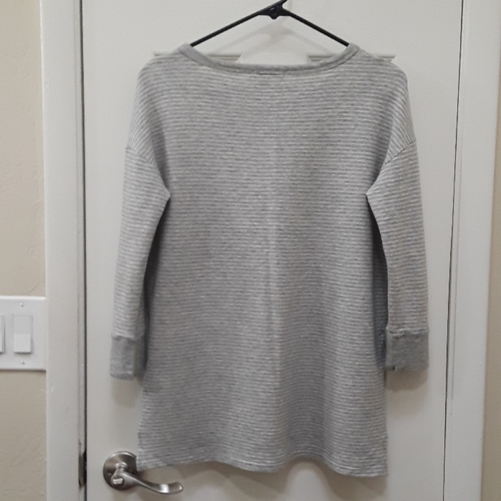 James Perse Striped 3/4 Sleeve Top - Picture 5 of 8